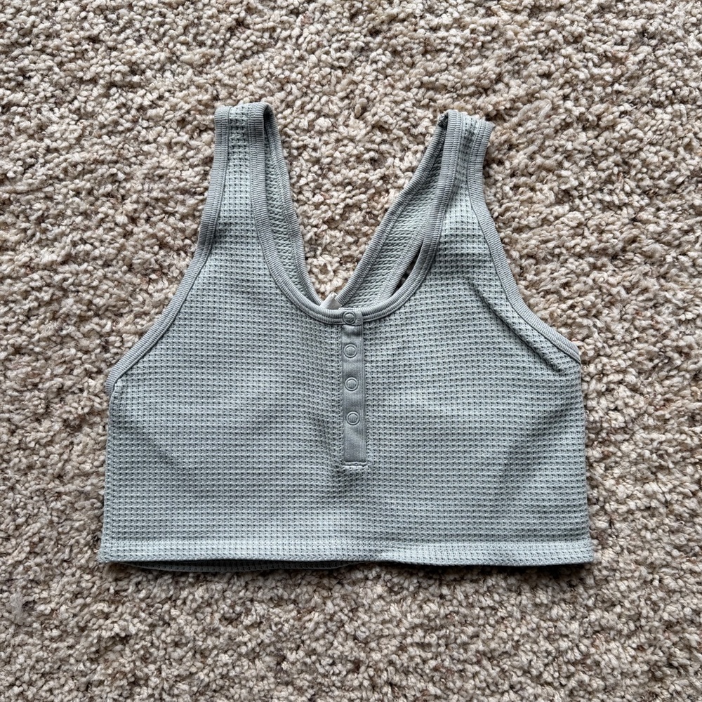 Hollister Cozy Blue Sports Bra